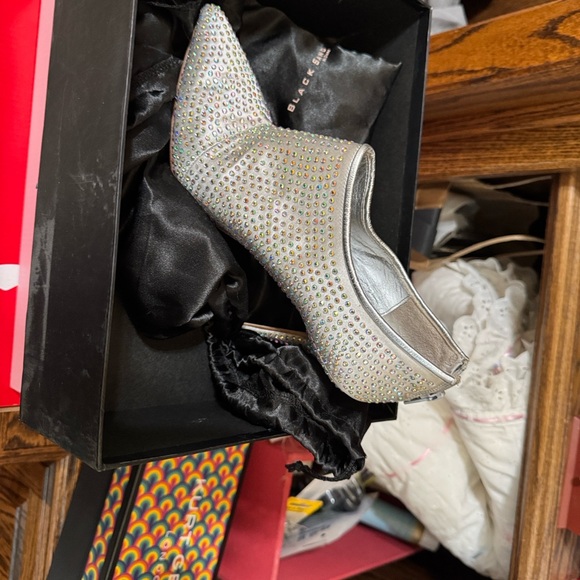 Dune London Shoes - Dune London Silver Studded Heels